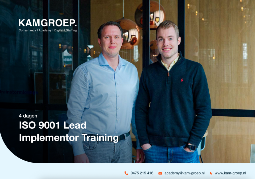 KAM Groep ISO 9001 Lead Implementor training